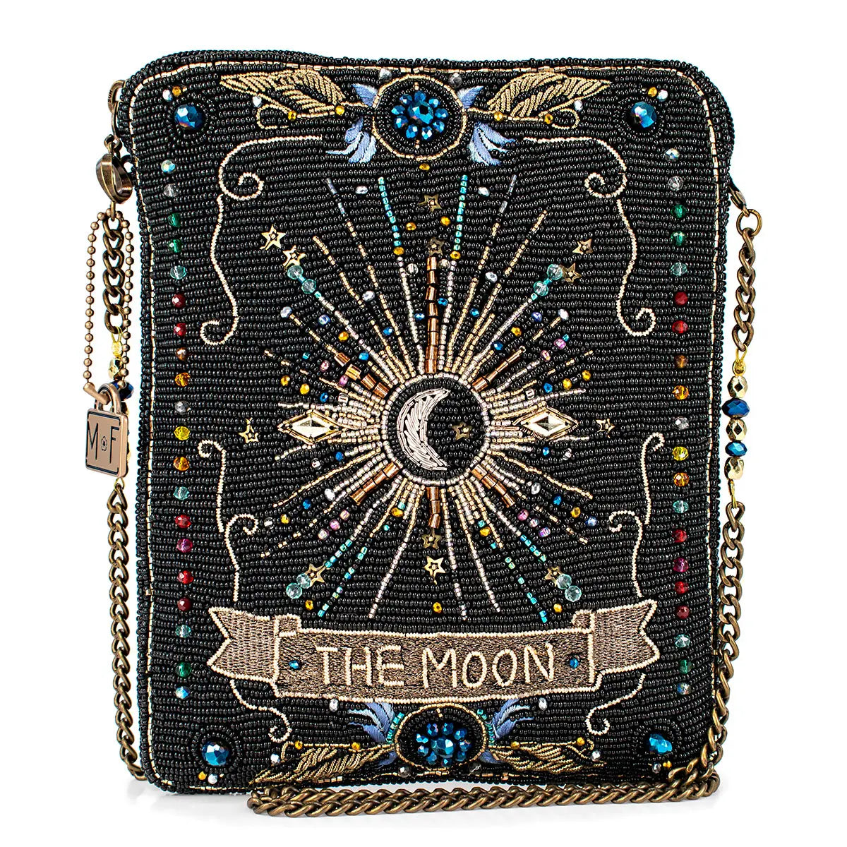 "The Moon" Mary Frances Beaded Handbag
