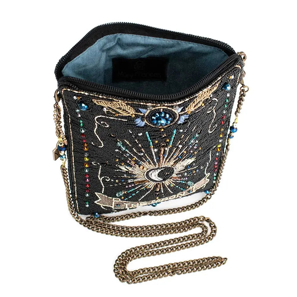 "The Moon" Mary Frances Beaded Handbag