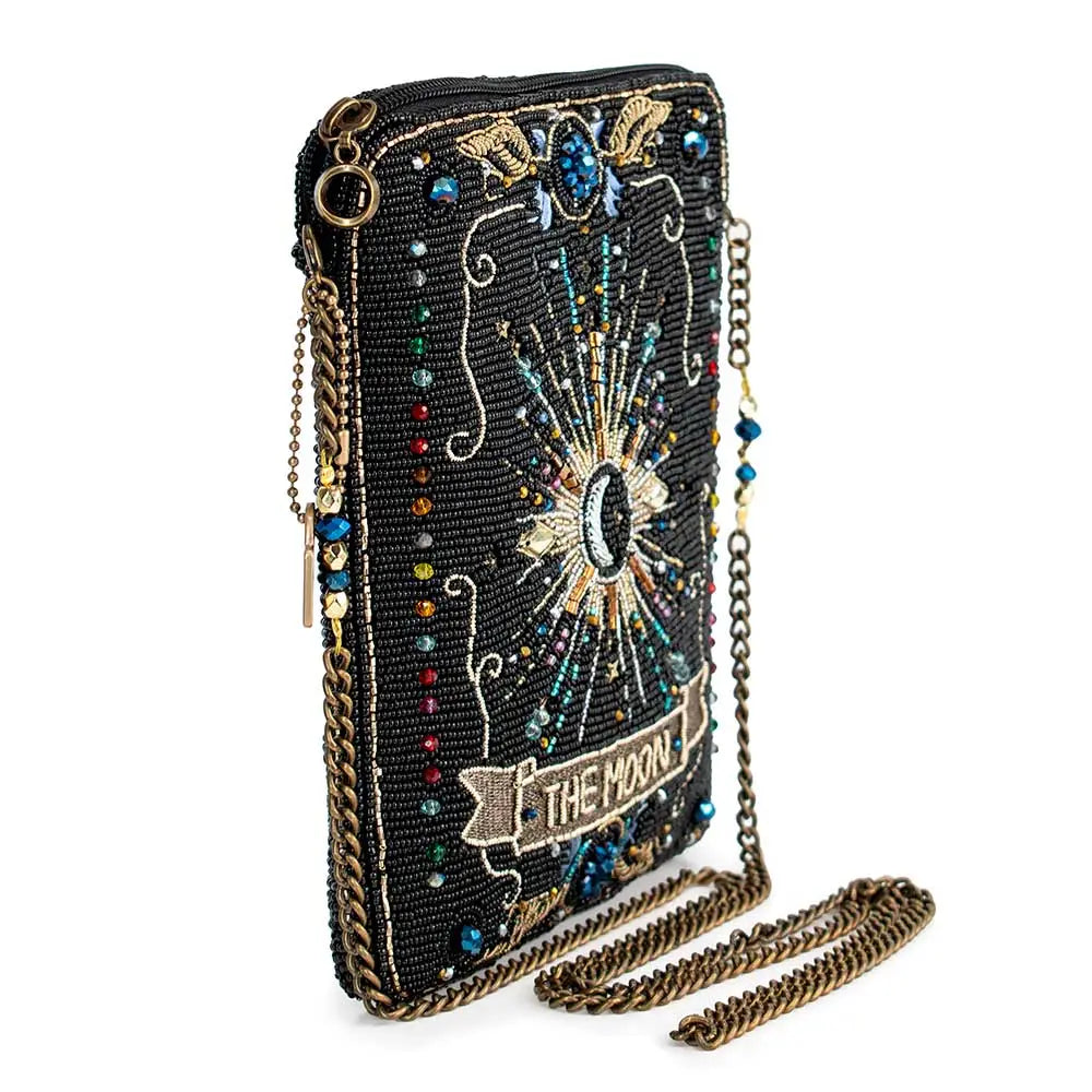 "The Moon" Mary Frances Beaded Handbag