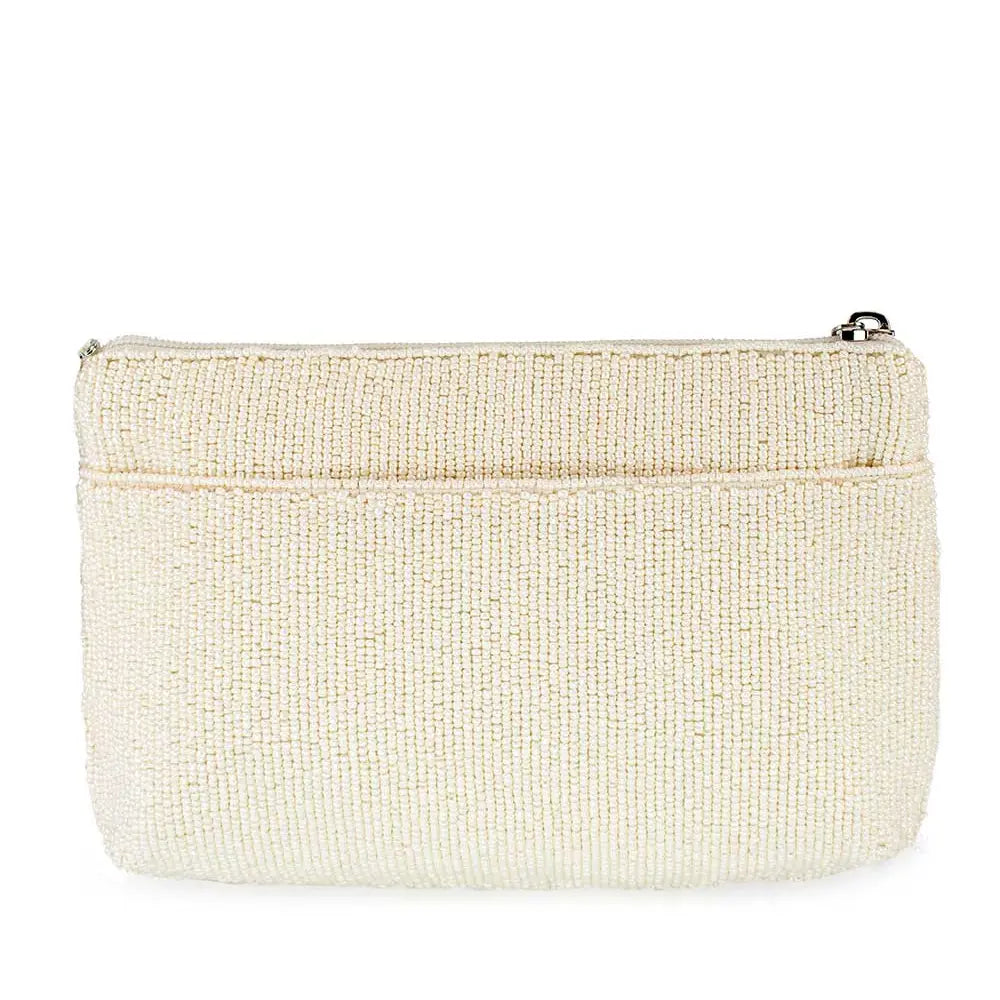 "Follow Your Heart" Mary Frances Cross Body Beaded Handbag