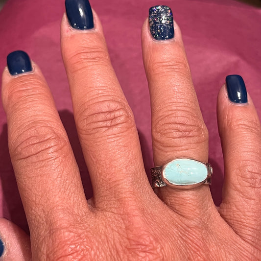 Turquoise Sea Urchin Ring