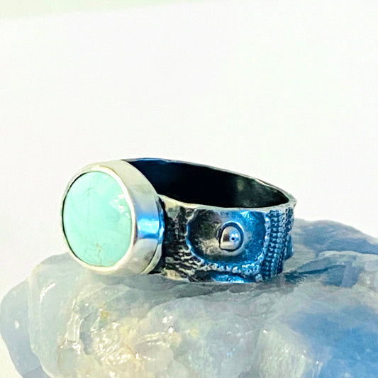 Turquoise Sea Urchin Ring